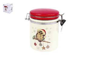 КОРАЛЛ Банка д/сып. продуктов 700мл Owl Christmas ZFC039-51