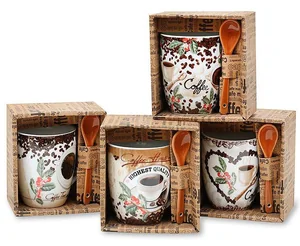 КОРАЛЛ Кружка 340мл.Просто кофе с ложк. R03H/7511J