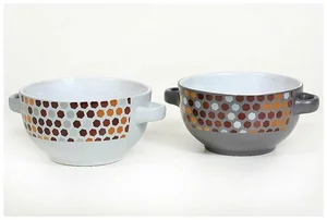 Коралл Салатник 500мл.с 2 ручками Мозаика BRSB009-128277