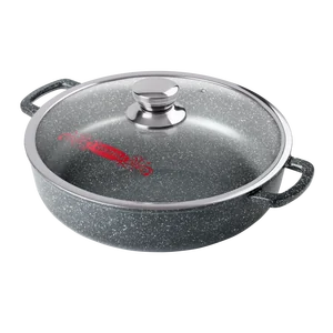 ГОРНИЦА Жаровня гранит Induction Иж2411аг тефл 24х7см +кр 2,5л.