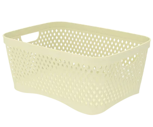 Альт-платс Корзинка Ромбики L (330×240×145мм) (ваниль) АП 446