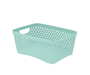 Альт-платс Корзинка Ромбики S (250×180×105мм) (мята) АП 461