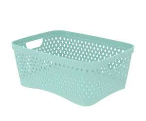 Альт-платс Корзинка Ромбики M (290×210×120мм) (мята) АП 463