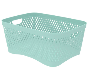 Альт-платс Корзинка Ромбики L (330×240×145мм) (мята) АП 465