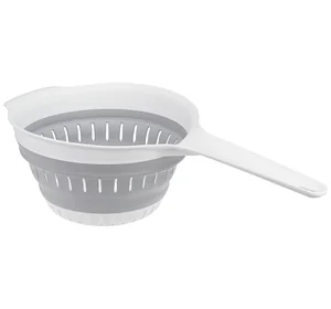 М-ПЛАСТИКА Дуршлаг ФЛЕКС складной с ручкой М 1127 СМОКИ