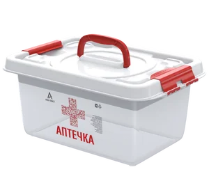 Альт-пласт Бокс универсальный с вкладышем 8л (359×242×166мм) (Аптечка) АП 408