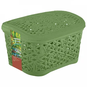 Delta Корзинка для хранения Keeplex Fiori с крышкой 1 л, 16,9х12,7х10 см KL401911574 Импрессионисты