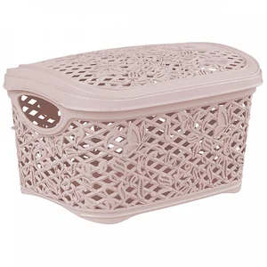 Delta Корзинка для хранения Keeplex Fiori с крышкой 3,3 л, 24,2×18×14 см KL401211005 бежевый топаз