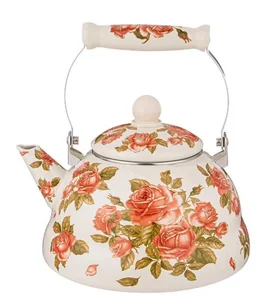 Lefard Чайник Agness Эмалированный, 3,0 Л, Серия Корейская Роза. 934-397