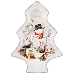 Lefard Блюдо Agness с Новым Годом! В Форме Елки 23*19,5*5 См 358-2115