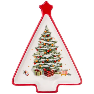 Lefard Блюдо Agness с Новым Годом! В Форме Елки 26*20*3 См 358-2113
