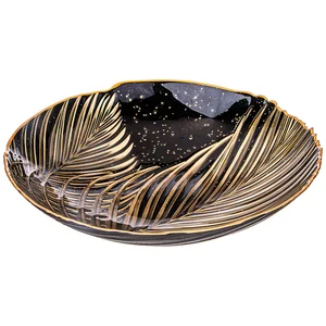 Lefard Блюдо Глубокое Bohemia Black D=33см H=6.7 Cm. 336-105