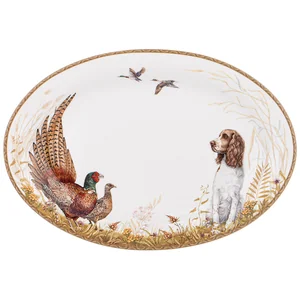 Lefard Блюдо Овальное Охота 32*22 См 590-516
