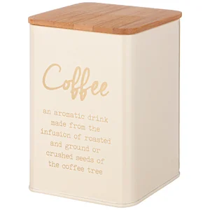 Lefard Емкость Для Сыпучих Продуктов Agness Арктик Кофе 1,1 Л 10*10*14 См Цвет: Бежевый. 790-344