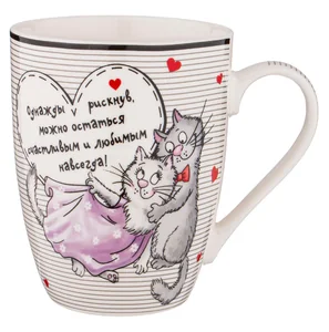 Lefard Кружка Полосатые Коты 340мл 260-611