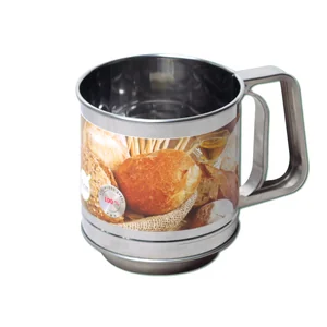 Kamille Кружка-сито с одинарным ситовым дном КМ-7783 для просеивания муки