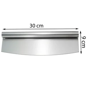 Kamille Шпатель-скребок кулинарный 30х9 см. KM 7820 из нержавеющей стали