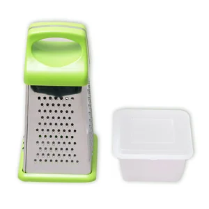 Kamille Терка из нержавеющей стали с контейнером KM-7202 (21 см.) 4 типа лезвий