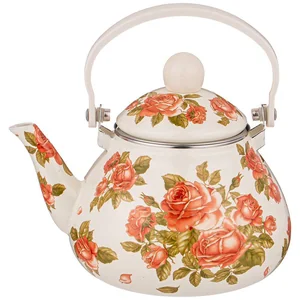 Lefard Чайник Agness Эмалированны Со Съемным Фильтром Из Нжс, Серия Корейская Роза 1,3 Л. 934-395