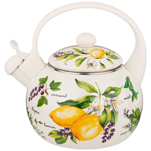 Lefard Чайник Agness Эмалированный Со Свистком, Серия Секретные Ингредиенты2,2л, Индукционное Дно. 934-424