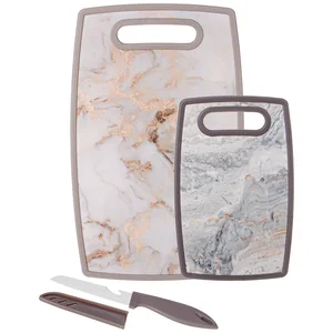 Lefard Набор Досок Разделочных С Ножом 23*37*1,2/16*25*1,2/21*3*1,5см. 895-197