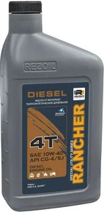 Rezer Моторное масло RANCHER DIESEL, 10W-40, 0.946л, полусинтетическое CG-4/SJ