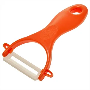 WEBBER Овощечистка керамическая BE-0483 оранжевая