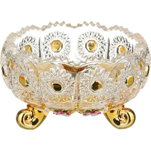 lefard Конфетница Gold Glass Диаметр=11 См. Высота=7 См. 195-100