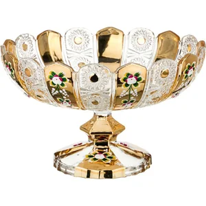 lefard Фруктовница На Ножке Gold Glass Диаметр=30 См Высота=19 См 195-108