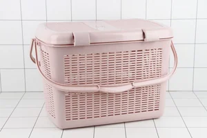 DD STYLE Корзина для пикника 03105 ПЕПЕЛЬНО/РОЗОВЫЙ