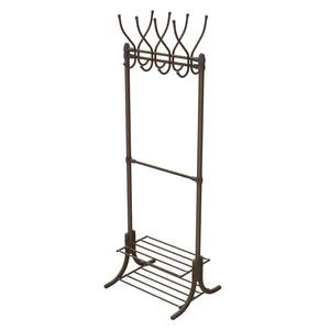 НИКА Вешалка гардеробная с полками ВГП60-8/К коричневый