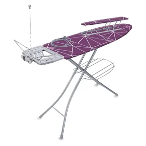 НИКА Доска гладильная ЭЛЬЗА ДЕ ЛЮКС ЭЛТ/9 с линиями на сливовом