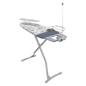 НИКА Доска гладильная 12 тефлон НТ12/1 с серыми цветами