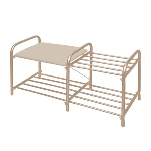 НИКА Этажерка Люкс ЭТЛ1-1/БЖ слоновая кость/бежевый металлик