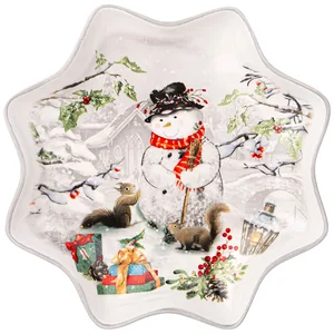 Lefard Тарелка Agness с Новым Годом! Фигурная 20,5*3 См 358-2131