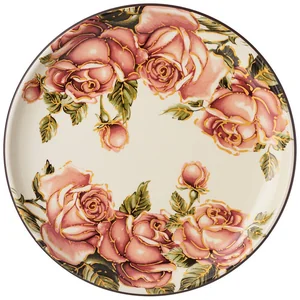 Lefard Тарелка Подстановочная Корейская Роза 26*26 См. Высота=3 См. 358-1701