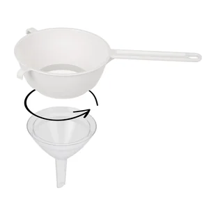 АЛЬТЕРНАТИВА Сито (д=130 мм) с ВОРОНКОЙ БЕЛЫЙ М8714