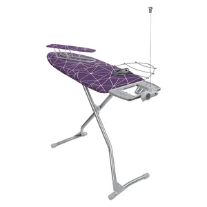 НИКА Доска гладильная 12 тефлон НТ12/9 с линиями на сливовом