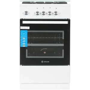 DE LUXE Газовая плита 5040.32г(кр) ЧР 515300