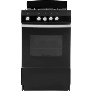 DE LUXE Газовая плита 5040.38г(щ) черн. 951120