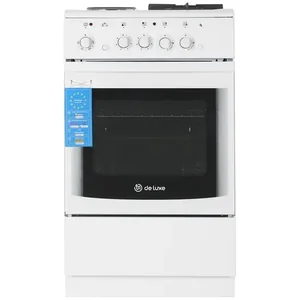 DE LUXE Газовая плита с электрической духовкой 506022.03гэ(щ) ЧР-030 523000