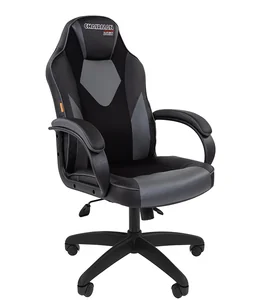 Chairman Кресло игровое game 17 чёрное/серое 00-07024558