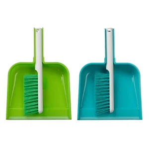 Palisad Набор совок с кромкой 300x205 мм и щетка-сметка 275 мм, микс цветов, Home 93343