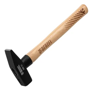 Denzel Молоток слесарный, 600 г, кованый квадратный боек, буковая рукоятка 10431