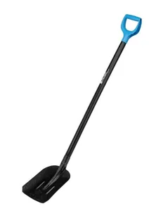 Palisad Лопата совковая, 235х285х1310 мм, ребра жесткости, деревянный черенок, с рукояткой, LUXE 61303