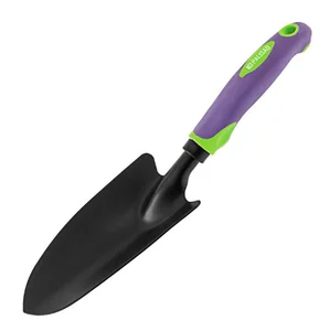 Palisad Совок посадочный широкий, 85х335 мм, стальной, обрезиненная эргономичная рукоятка, LSR1, 62060