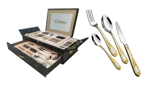 MercuryHaus Столовый набор дипломат Hans Muller 72ч. HM-346/blue