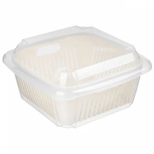 DELTA Контейнер квадратный с вкладышем и крышкой Bergamo, 2,2 л (светло-бежевый) 221143125/01