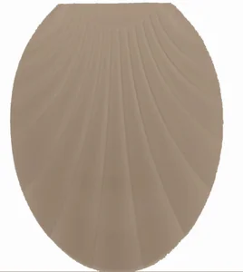 DD STYLE Сиденье для унитаза Ракушка 1022 КОФЕЙНЫЙ