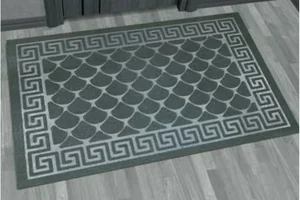 Kovroff Влаговпитывающий коврик Чешуйки 40x60 см, серый П/04/01/02